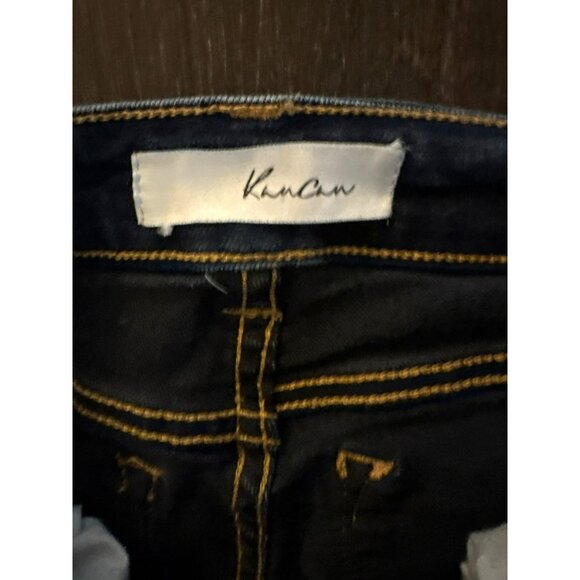 Kancan Dark Wash Stretchy Skinny Jeans Size 5/26 - Picture 3 of 8